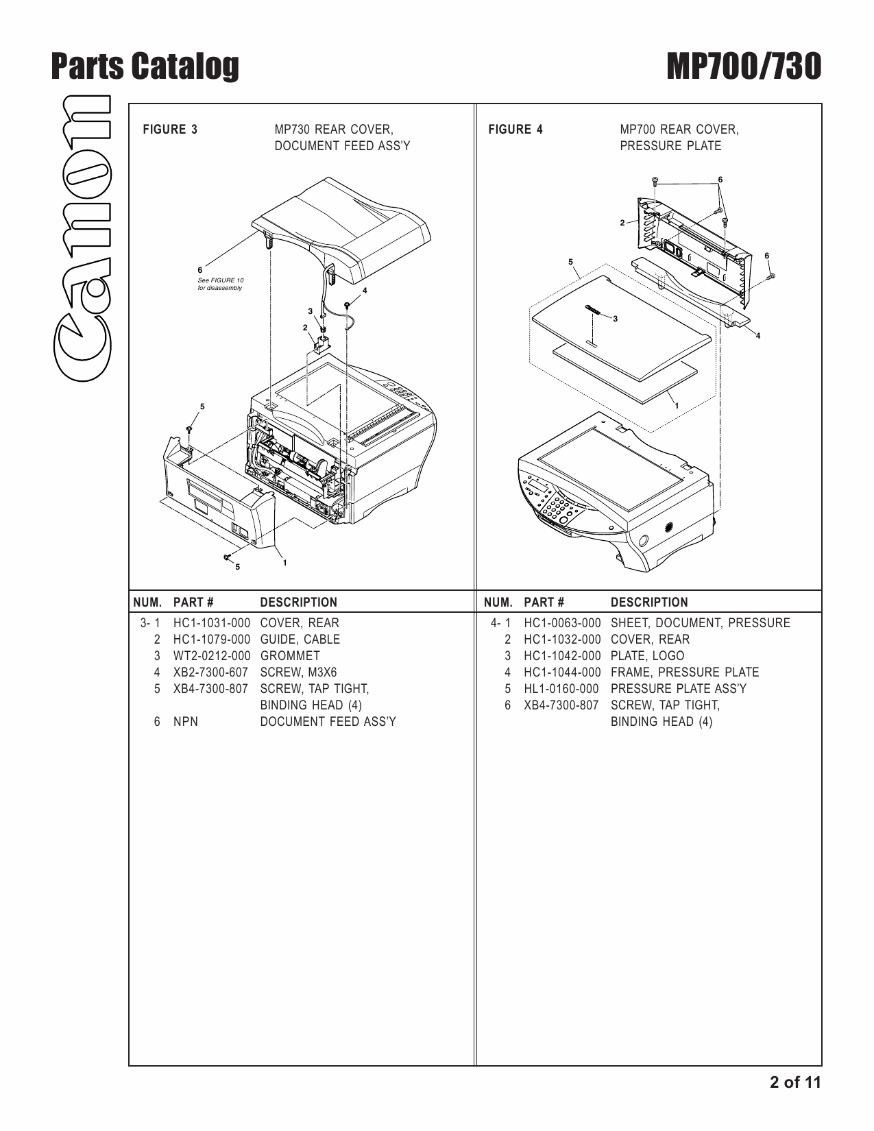 cannon multipass mp730